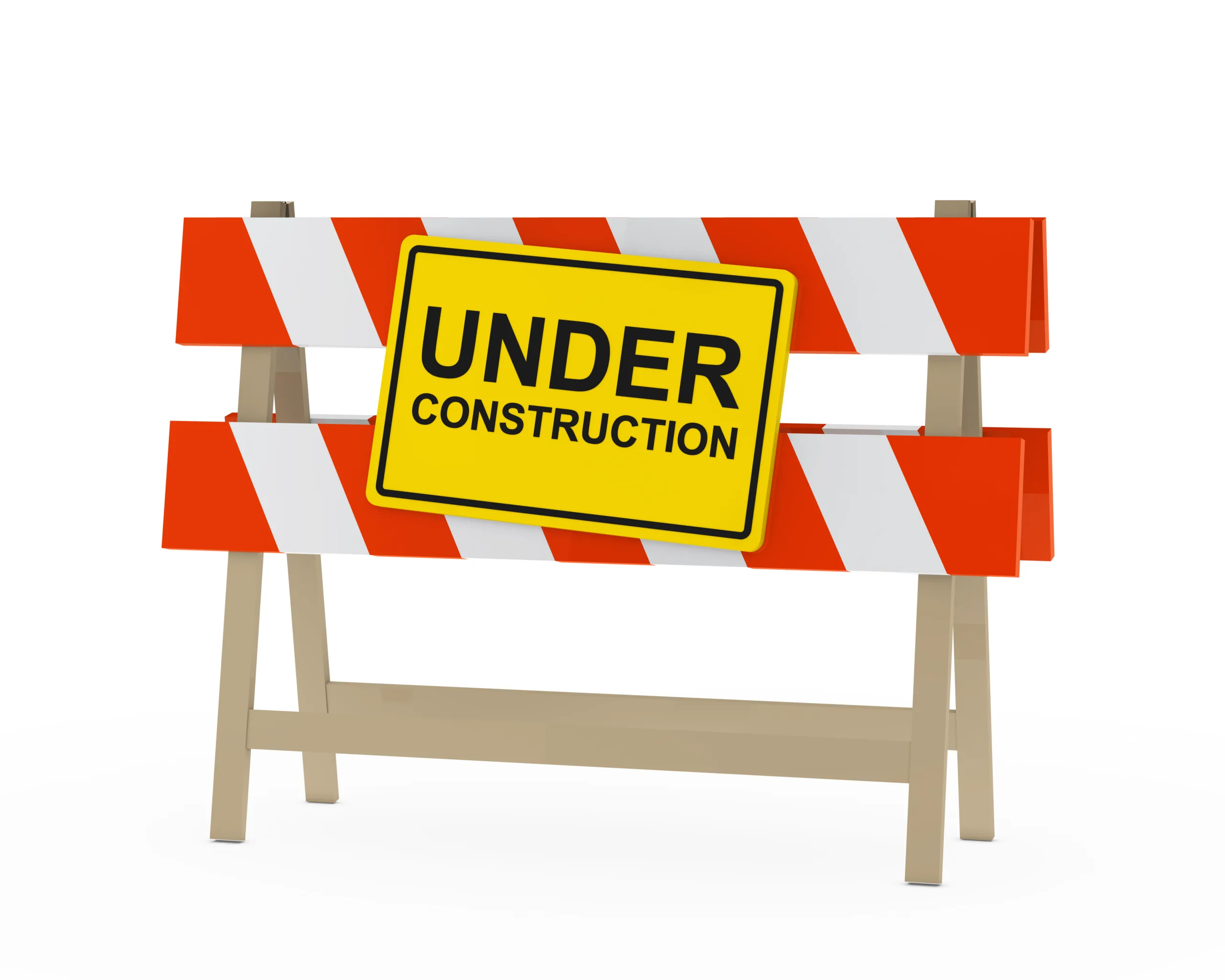 under construction barrier